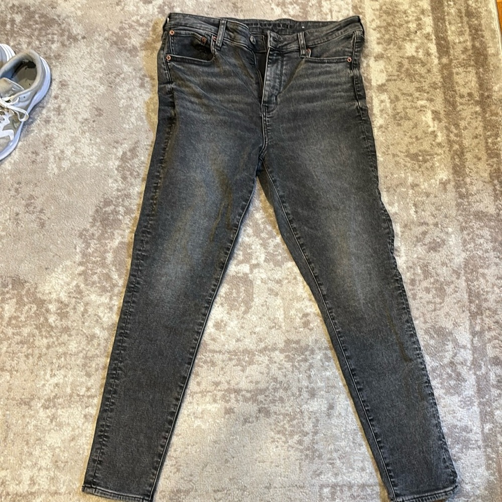 Size 14 dark wash jeggings from American Eagle